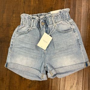 Kancan nwt denim jean shorts mom shorts high waist 25 small